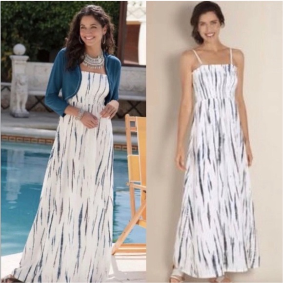 Soft Surroundings Monterey Maxi Dress Size Medium - Picture 2 of 7